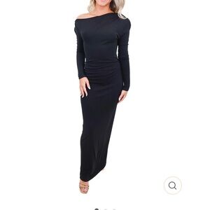 Banana Republic Black Long Sleeve Dress